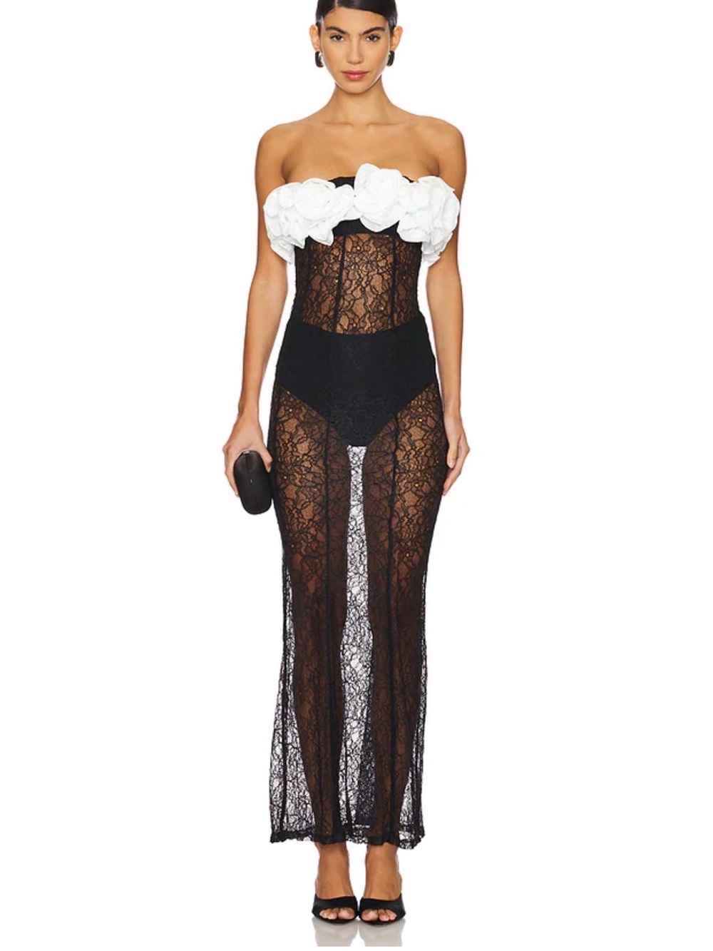 Camila Coelho Delphi Maxi Dress in Black